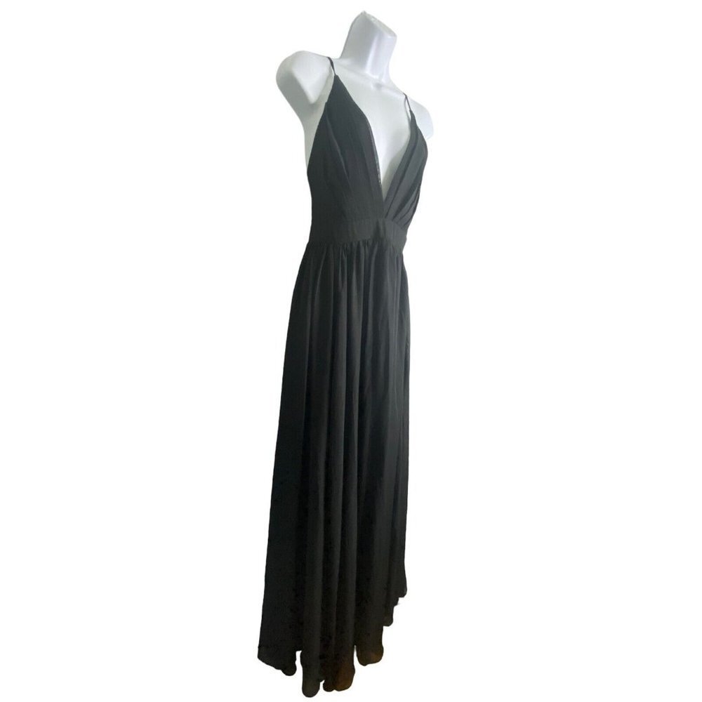 Meghan Los Angeles Womens Enchanted Garden Maxi Dress Black Size XL‎ Extra Large - Picture 5 of 10